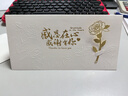 洧宜賀卡高顏值燙金玫瑰書簽生日賀卡高級感明信片送老師創(chuàng)意紙質手寫卡片  曬單實拍圖