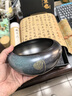 墨奢淳   純黃銅茶洗輕奢高檔茶具配件茶渣缸特大號建水廢水缸家用水盂 小號-云山藍-黃銅茶洗 曬單實(shí)拍圖