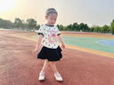 LUSON小O寶Okids童裝 寶寶花苞半裙女蝴蝶結(jié)2025夏季新款公主女童短裙 曬單實(shí)拍圖
