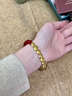 中國(guó)黃金（CHINA GOLD）紅瑪瑙黃水晶手串女聚財(cái)轉(zhuǎn)運(yùn)珠水晶手鏈七夕情人節(jié)生日禮物送老婆 【約6mm】紅瑪瑙黃水晶手串（品牌禮盒） 曬單實(shí)拍圖