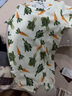 Milkbarn嬰兒短袖短褲連體衣服寶寶夏季哈衣莫代爾爬爬服 每日鮮蔬 73cm (6-12m) 曬單實拍圖