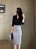 百顏黑色襯衫女士氣質(zhì)職場(chǎng)通勤上衣西服內(nèi)搭襯衣顯瘦知性干練正式場(chǎng)合 黑色長(zhǎng)袖襯衫 S 曬單實(shí)拍圖