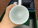 金鑲玉黃守良老師手作 景德鎮(zhèn)陶瓷家用辦公喝茶杯影青瓷水杯帶蓋禮盒裝 景德鎮(zhèn)富春山居浮雕辦公杯 曬單實(shí)拍圖