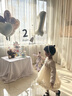 ASK JUNIOR兒童女童裙子2025秋小香風(fēng)網(wǎng)紗公主裙寶寶蛋糕禮服裙 杏色 90 曬單實(shí)拍圖