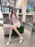 James Kevin品牌尖頭白色高跟鞋女粗跟2025春夏新款絕美蝴蝶結(jié)中跟百搭單鞋 白色 4.5cm 34 曬單實(shí)拍圖