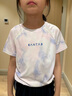 安踏兒童女童短袖T恤衫2025夏柔軟大小童圓領(lǐng)運動(dòng)短袖A62525108 曬單實(shí)拍圖