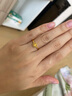 周六福（ZLF）  黃金戒指女款足金5G金金珠指環(huán)轉轉福 計價(jià) 11號 - 2.71g 曬單實(shí)拍圖