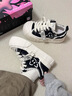 TTKJ時(shí)尚笑臉星星鞋女鞋2025秋冬新款厚底增高大頭鞋百搭運動(dòng)休閑板鞋 曬單實(shí)拍圖