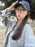 貝初眾韓版棒球帽女2025春夏季新款大頭圍顯臉小寬檐加大加深鴨舌帽子 玄耀黑【PLUS升級大頭圍】 均碼 （54-62cm）大頭圍 曬單實拍圖