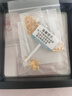 佐卡伊黃金項鏈女999吊墜黃金雪花吊墜精致情人節(jié)生日禮物定價約1.8克 曬單實拍圖