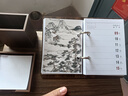 法拉蒙 2026臺歷馬年木質(zhì)周歷帶筆筒便簽記事辦公桌面擺件商務(wù)禮品臺座臺歷禮盒裝定制千里江山圖-深色款 曬單實(shí)拍圖
