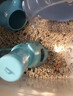倉鼠水壺倉鼠喝水器倉鼠飲水器倉鼠喂水器倉鼠食盆倉鼠用品倉鼠籠 倉鼠飲水器兩件套（藍(lán)色） 【升級125ML水壺】 曬單實(shí)拍圖