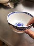 景德鎮(zhèn)（jdz）陶瓷餐具碗碟套裝家用碗盤組合微波爐碗大面碗創(chuàng)意玲瓏花湯碗HXM3 6英寸護邊碗2只裝 0頭 曬單實拍圖