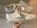 Golden Goose x 易烊千璽共創(chuàng)聯(lián)名系列 銀尾經(jīng)典款Super-Star鞋履GGDB 白色/銀色女款 37 曬單實拍圖