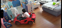 Geleeo兒童電動(dòng)車(chē)蘭博基尼玩具車(chē)四驅汽車(chē)遙控可坐大人寶寶1-3-6歲禮物 【紅色】小型四驅+皮座+手機遙控 生日【官方正品授權】 曬單實(shí)拍圖
