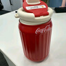 可口可樂（Coca-Cola）保溫杯316不銹鋼保溫瓶家用戶外保冷杯露營野餐泡茶杯復(fù)古紅350mL 曬單實拍圖