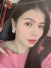 KASIYU2025新款微鑲花朵耳釘女絲帶蝴蝶結耳環(huán)女氣質(zhì)高級感耳飾品春夏款 耳釘款 曬單實(shí)拍圖