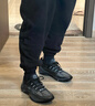 安踏（ANTA）【鋒芒1 STYLE】籃球鞋男氮科技抗扭支撐休閑潮流耐磨低幫運(yùn)動(dòng)鞋 黑武士-5 45 (男11碼) 曬單實(shí)拍圖
