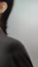 尚都比拉紅色半高領(lǐng)針織衫女秋冬內搭打底衫高級感保暖長(cháng)袖上衣 深灰色 M  曬單實(shí)拍圖