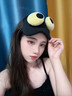 OIMG眼罩睡眠遮光睡覺冰袋搞怪遮光兒童眼罩男女學(xué)生午休旅行熱敷冷敷 圈圈仔眼罩（贈耳塞+冰凝袋） 曬單實(shí)拍圖