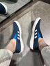 阿迪達斯 （adidas）男鞋 秋季新款低幫休閑鞋帆布鞋透氣懶人鞋輕便一腳穿戶(hù)外運動(dòng)鞋 3503/藍色/一腳穿/清風(fēng)透氣 41 曬單實(shí)拍圖