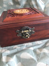 檀玲瓏 紅酸枝首飾盒紅木實(shí)木質(zhì)盒子手鐲吊墜文玩把件禮品收藏盒飾品盒 血檀木珍藏款中號 曬單實(shí)拍圖