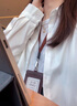匆蒙白色襯衫女春夏長(cháng)袖竹纖維微彈女士襯衫職業(yè)襯衫內搭女商務(wù)修身 曬單實(shí)拍圖