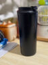 象普（SHINPUR）簡(jiǎn)約咖啡杯學(xué)生不銹鋼保溫杯外出攜帶男女生高顏值隨行保冷杯子 黑色550ml-316不銹鋼內膽 曬單實(shí)拍圖