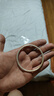 中國黃金足銀古法卷草紋手鐲男女純銀乾坤圈鐲七夕情人節(jié)禮物送女朋友老婆 卷草紋銀手鐲#60 曬單實拍圖