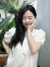 lagogo米白色系帶蕾絲衫女拉谷谷2025夏季新款法式設(shè)計(jì)感短袖上衣 米白色 M 曬單實(shí)拍圖