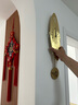 普朵鐘飾 HOME DECOR輕奢黃銅掛鐘客廳時(shí)尚創(chuàng)意簡(jiǎn)約高檔免打孔時(shí)鐘藝術(shù)現(xiàn)代大氣銅掛表 加大號(hào)：17.5*62cm 曬單實(shí)拍圖