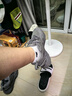 NEW BALANCE NB 男款女款休閑白色百搭舒適透氣踝襪組合裝logo襪子 白色4雙 L（26-28cm） 曬單實(shí)拍圖