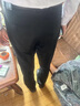 保威特犀牛（POVOTE）夏季新款男士薄款舒適微彈高腰直筒商務(wù)西褲抗皺免燙寬松休閑長(zhǎng)褲 黑色 33 130-140斤 曬單實(shí)拍圖
