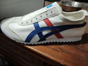 莆田鞋純原老虎鞋懶人鞋一腳蹬情侶男女鞋經(jīng)典帆布鞋休閑運動(dòng) 白藍紅金（純原高品質(zhì)） 39.5 曬單實(shí)拍圖