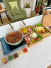 倍享一次性野餐盒子戶外烤肉牛皮盒子春游特厚食品級(jí)大容量外賣打包盒 四方船盒（免折疊）10套 曬單實(shí)拍圖