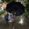 天堂 傘超大雨傘折疊傘特大傘三人加大商務(wù)巨大傘晴雨兩用傘戶外男女 藏青家庭商務(wù)傘（特大傘152cm 曬單實拍圖