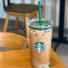 星巴克杯子簡約新款水杯玻璃杯吸管杯咖啡杯大容量 595ml綠色 曬單實拍圖
