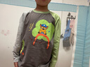 汪汪隊立大功男童長(cháng)袖T恤兒童春秋裝新款純棉T恤兒童長(cháng)袖T恤女童打底衫 灰色 130 曬單實(shí)拍圖