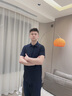 萊克斯頓短袖男【商場(chǎng)同款】夏季新款5A抗菌防螨polo衫t恤男 深藍色-純色款 均碼 2XL 曬單實(shí)拍圖