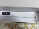 國際電工明裝可移動軌道插座帶開關(guān)滑動電力導(dǎo)軌廚房餐邊柜家用排插壁掛式 白色五孔適配器【氛圍燈】 曬單實(shí)拍圖