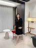 NINE WEST玖熙方頭淺口單鞋女2025春季新款平底鞋法式通勤百搭一腳蹬女鞋 黑色 37 曬單實拍圖