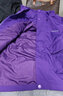 雪中飛兒童外套春裝新款中大女童潮酷夾克男童紫色學(xué)院風(fēng)上衣戶(hù)外防風(fēng)衣 紫色 170 曬單實(shí)拍圖