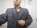 恒源祥休閑小西服外套男薄款春秋中老年爸爸男士商務(wù)小西裝外套新款男裝 01淺灰 L 120-140斤 曬單實(shí)拍圖