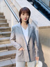 Laurèl【綿羊毛】新款職場通勤西裝女LWD346T05500 薄霧灰 S 160/84A 曬單實拍圖