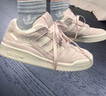 阿迪達斯（adidas）2025夏女鞋FORUM 櫻花粉三葉草低幫板鞋潮流時(shí)尚運動(dòng)鞋 JH7941 37 曬單實(shí)拍圖