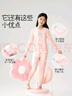 久歲伴兒童睡衣女童春秋優(yōu)可絲A類(lèi)家居服中大童軟糯棉花糖套裝 502008T 曬單實(shí)拍圖