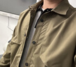 Wassup Sohot夾克男士春秋季韓版襯衫外套休閑翻領工裝上衣服男裝 棕色 XL 曬單實拍圖