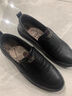 男士皮鞋軟底皮面商務(wù)休閑鞋時(shí)尚爸爸鞋黑色工作鞋開(kāi)車(chē)鞋豆豆鞋 B標皮鞋-黑色 39 曬單實(shí)拍圖