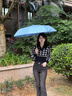 左都（ZUODU）遮陽(yáng)傘加大號防曬防紫外線(xiàn)彩膠大花太陽(yáng)傘女晴雨兩用折疊便攜雨傘 【柔芍】插畫(huà)彩膠upf50+晴雨兩用 曬單實(shí)拍圖