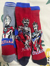 ULTRAMAN奧特曼兒童襪子秋冬加厚毛圈中筒襪男孩棉襪AHM3022四雙 18-20cm 曬單實(shí)拍圖